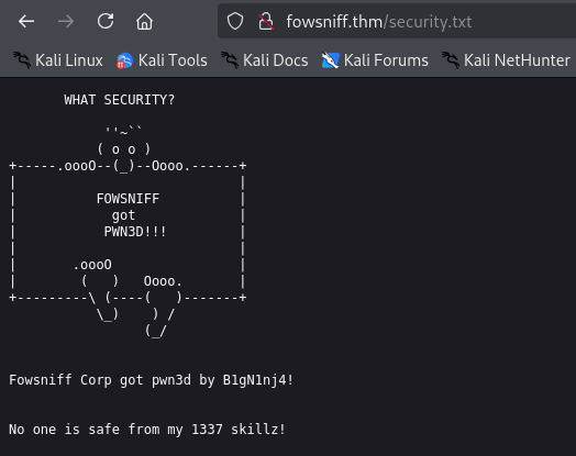 fowsniff-ctf